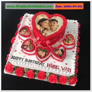 Bánh Sinh Nhật In Hình Ảnh - H695